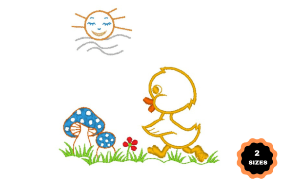 Baby Duck: A Sweet Machine Embroidery Design for Handmade Gifts
