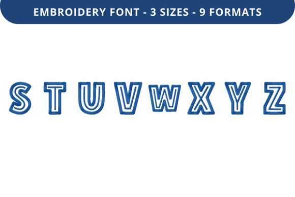 Bulky in Line Font Uppercase S to Z Review