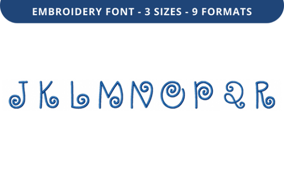 Cherry Frosting Font J–R: A Holiday Embroidery Review