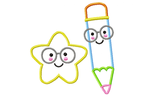 Pencil Star Applique: A Designer's Review for School Projects
