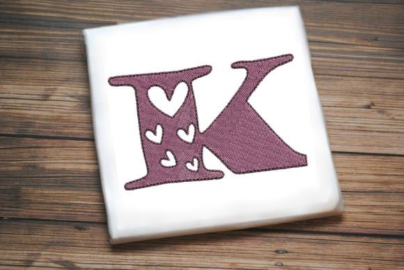 Review: Alphabet Letter K Multi Heart for Wedding Monograms