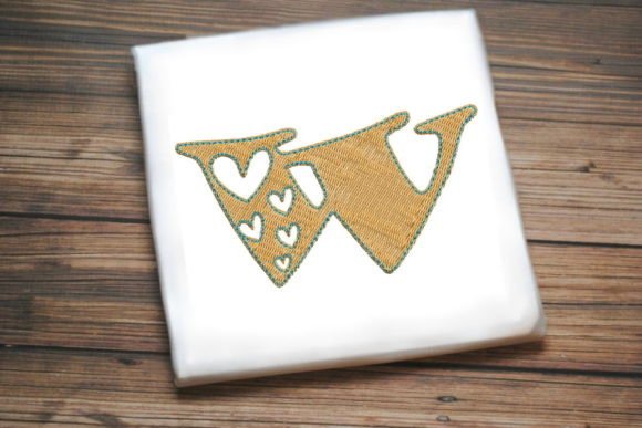 Review: Alphabet Letter W Multi Heart for Holiday Collections