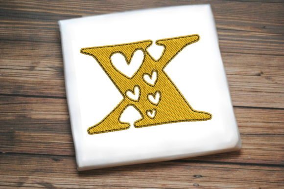 Review: Alphabet Letter X Multi Heart for Boutique Apparel