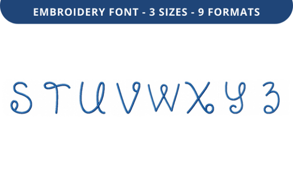 Review: Dear Doily Font Uppercase S to Z for Apparel