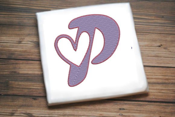 Review: Letter P with Beautiful Heart for Boutique Sweatshirts