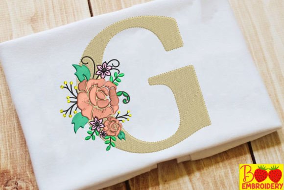 Reviewing Letter G and Flower for Boutique Sweatshirts