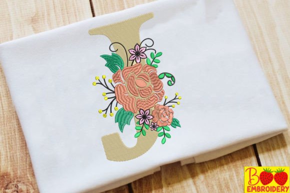 Reviewing Letter J and Flower for Handmade Gifts